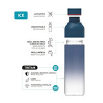 Botella Cresko Tritan Ice Geo Black Ck387 720Ml